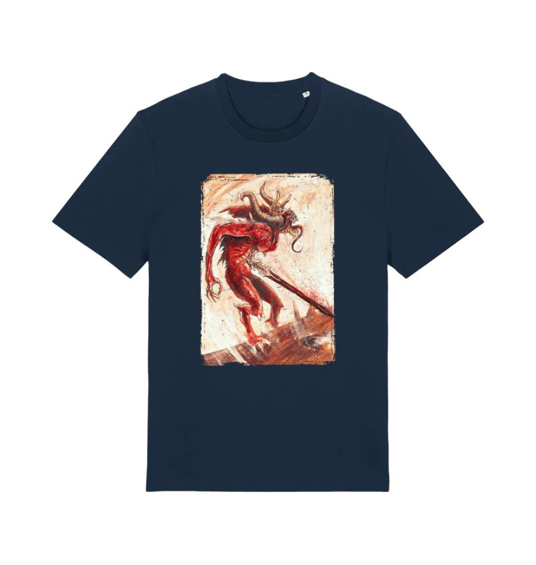 French Navy Printed T-shirt